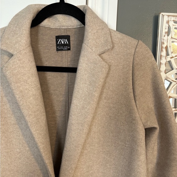 Zara Light Tan Coat - Picture 2 of 7